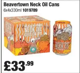 Costco Beavertown neck oil cans offer