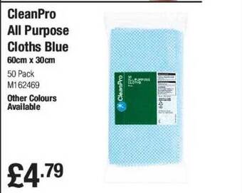 Costco Cleanpro all purpose cloths blue offer