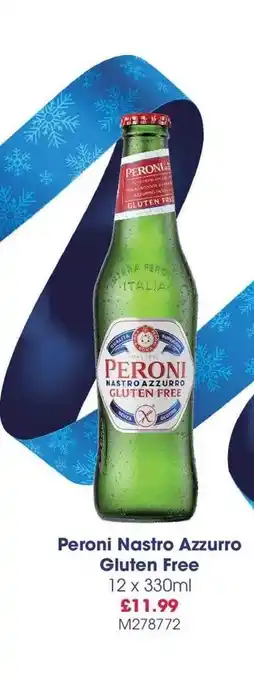Costco Peroni nastro azzurro gluten free offer
