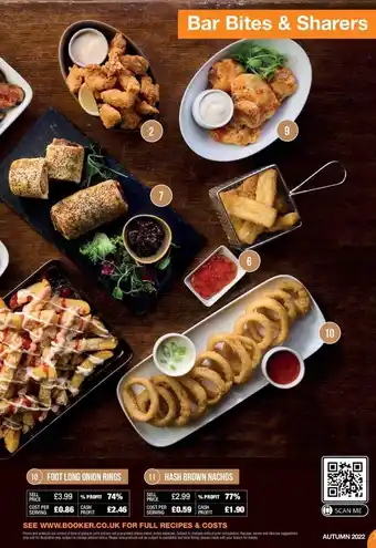 Costco Bar bites & sharer's offer
