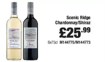 Costco Scenic ridge chardonnay or shiraz offer