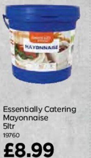 Bestway Essentially Catering Mayonnaise 5ltr offer