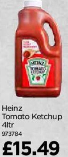 Bestway Heinz Tomato Ketchup 4ltr offer
