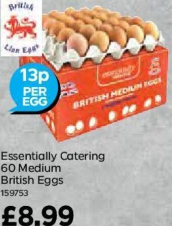 Bestway Essentially Catering 60 Medium British Eggs offer