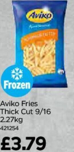 Bestway Aviko Fries thick Cut 9/16 2.27kg offer