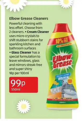 Aldi Elbow Grease Cleaners offer