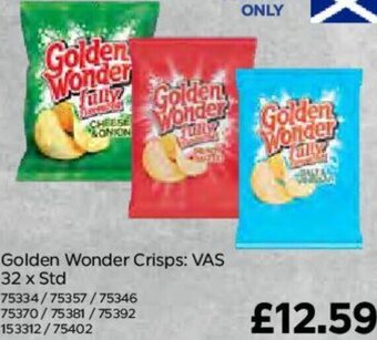 Bestway Golden Wonder Crisps: VAS offer