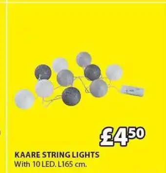 JYSK Kaare string lights offer