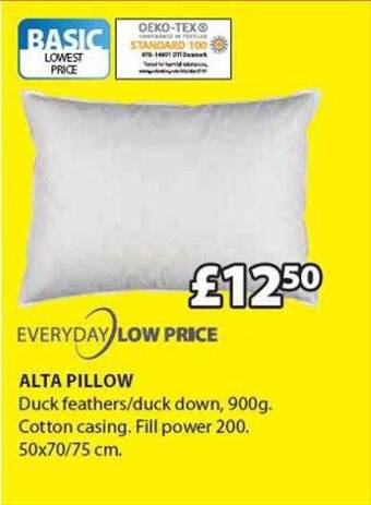 JYSK Alta pillow offer