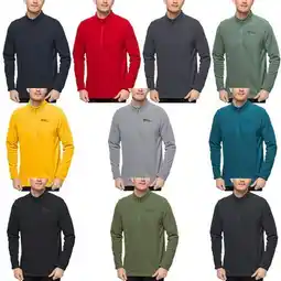 Jack wolfskin mens taunus half zip pullover fleece
