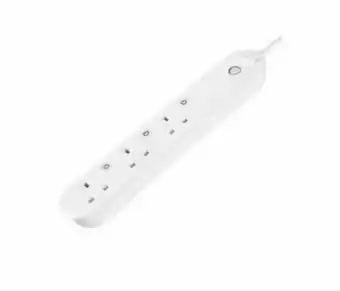 Toolstation BG Smart 3 Socket Extension Lead 1m 13A White offer