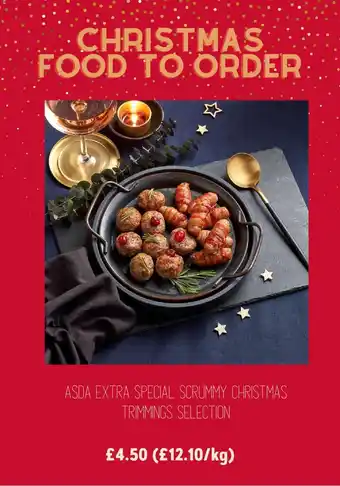 Asda Asda Extra Special Scrummy Christmas Trimmings Selection offer