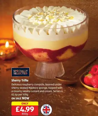 Aldi Sherry Trifle 800 g offer