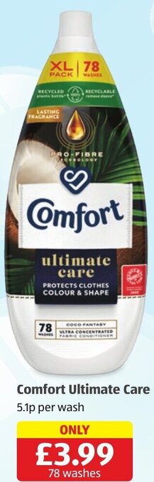 Aldi Comfort Ultimate Care offer