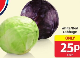 Aldi White/Red Cabbage offer