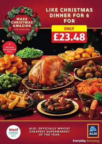 Aldi Amazing Value Dinner For 6 offer