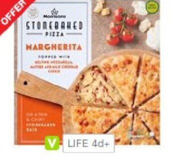Morrisons Morrisons Stonebaked Cheese & Tomato Pizza 275g offer