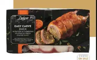 Lidl Deluxe Easy Carve Stuffed Duck 1.4kg offer