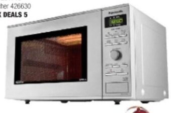 Costco Panasonic NN-GD37HSBPQ 23L Grill Microwave in Silver offer