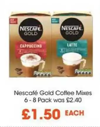 Centra Nescafe Gold Coffee Mixes 6-8 Pack offer