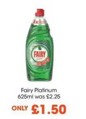 Centra Fairy Platinum 625ml offer