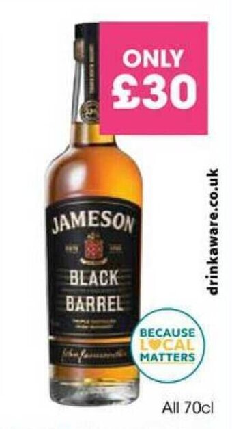 Centra Jameson Black Barrel offer