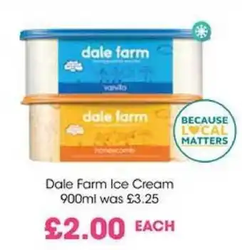 Centra Dale Farm Ice Cream 900ml offer