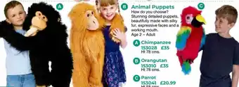 Animal puppets