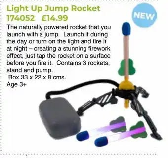 Mulberry Bush Light up jump rocket offer