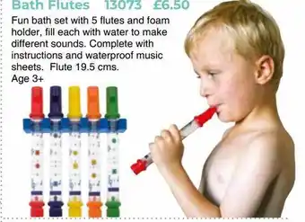 Bath flutes