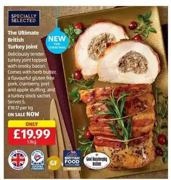 Aldi The ultimate british turkey joint offer