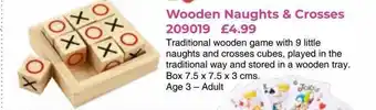 Mulberry Bush Wooden naughts & crosses offer
