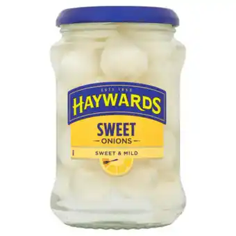 Asda Haywards sweet & mild silverskin onions offer