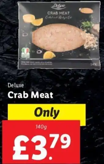 Lidl Deluxe Crab Meat 140g offer