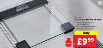 Lidl Silvercrest Glass Bathroom Scales offer