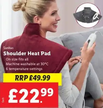 Lidl Sanitas Shoulder Heat Pad offer