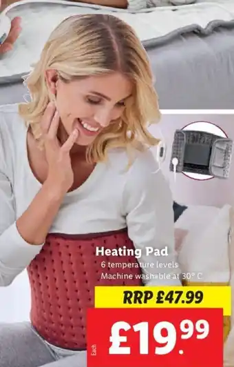 Lidl Sanitas Heating Pad offer
