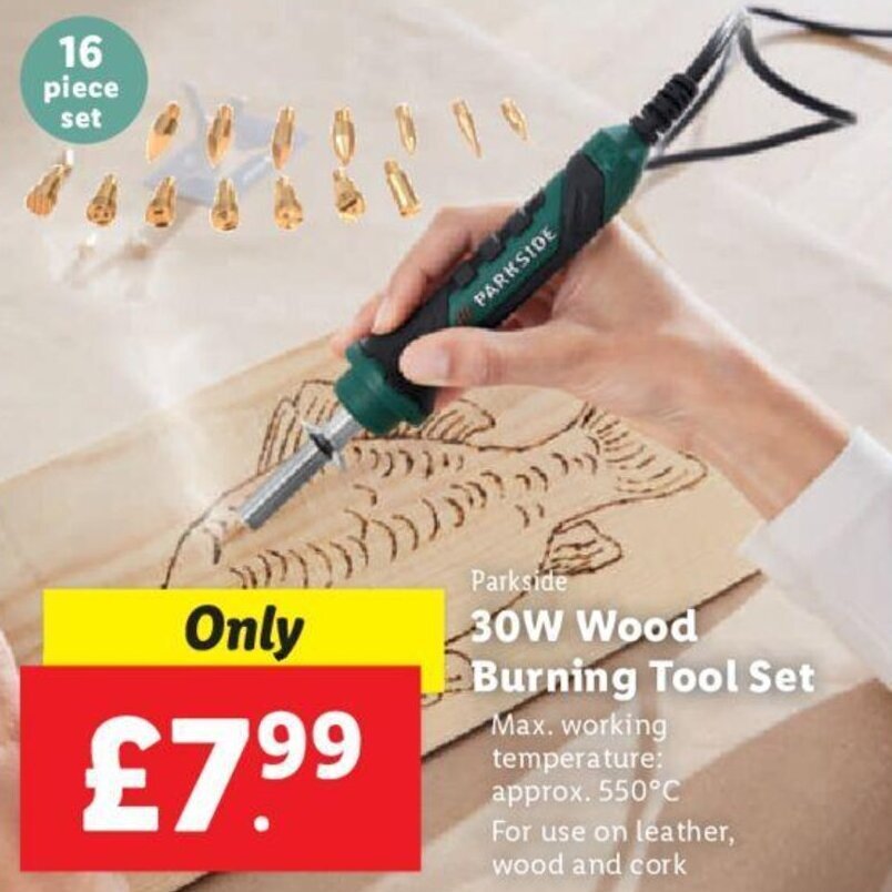 Parkside 30W Wood Burning Tool Set Offer At Lidl | atelier-yuwa.ciao.jp