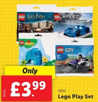 Lidl Lego Play Set offer
