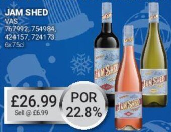 Bestway Jam Shed 6x75cl offer