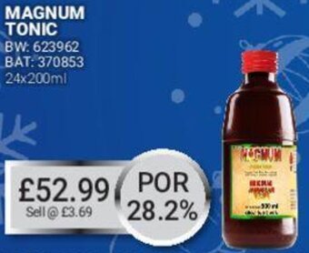 Bestway Magnum Tonic 24x200ml offer