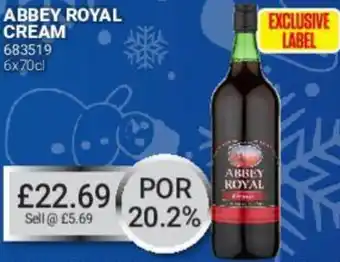 Bestway Abbey Royal Cream 6x70cl offer
