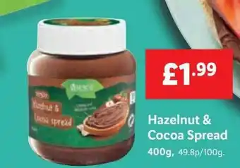 Lidl Hazelnut & cocoa spread offer