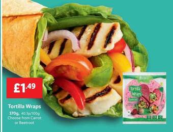 Lidl Tortilla wraps offer