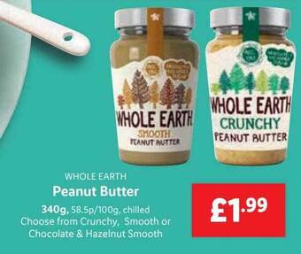 Lidl Whole earth peanut butter offer