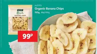 Lidl Alesto organic banana chips offer
