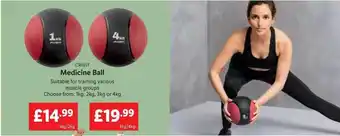 Lidl Crivit medicine ball offer