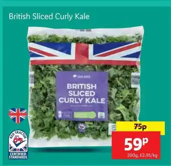 Lidl British sliced curly kale offer
