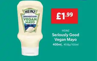 Lidl Seriously good vegan mayo offer