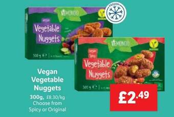 Lidl Vegan vegetable nuggets offer